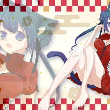 チャイナ服の女の子