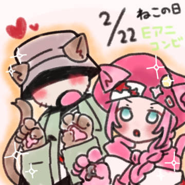 Twitter/猫の日イラスト