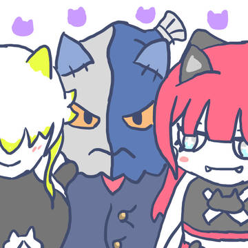 猫の日イラストV