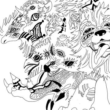 怪物絵