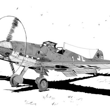 【習作】Bf109G-6 エーリッヒ・ハルトマン中尉機