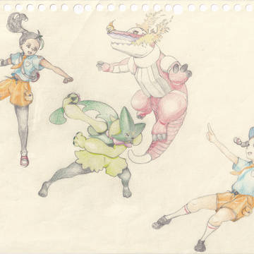 実りある勝負をしよう！(手描き)