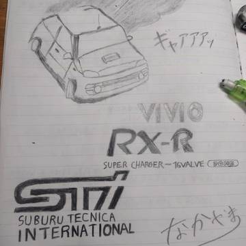テスト勉中の落書き