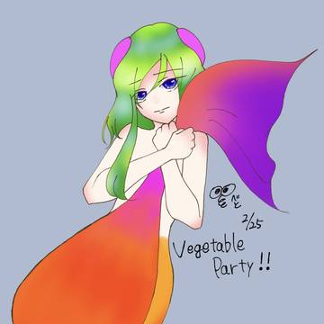 Vegetable Party!! 展示絵