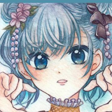 おだんごツインテの女の子