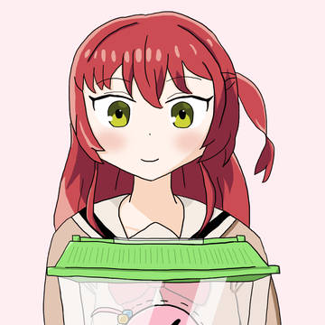 メンダコぼっちちゃんを捕まえた喜多ちゃん（静止画バージョン）