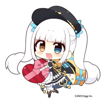 神楽めあバレンタインイラスト【お仕事】