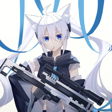 水色リボン