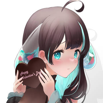 幸兎ユキ バレンタインイラスト