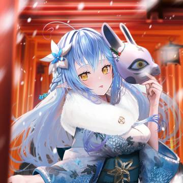 雪の兎
