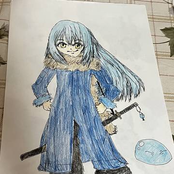 リムル=テンペスト描きました|˙꒳​˙）