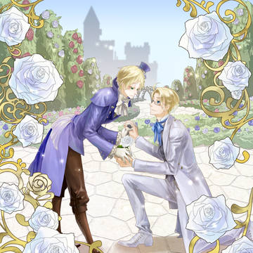 白薔薇がさいたよ