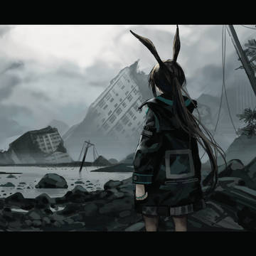 雨の前に
