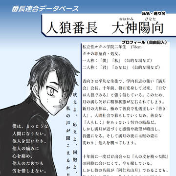【ツがイチ】 人狼番長 【キャラクターシート】