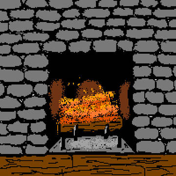 Prompt: Fireplace