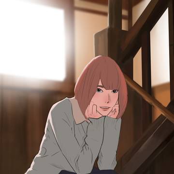 Stair againt