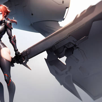 powered suit girl