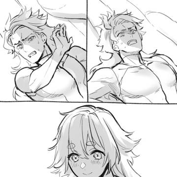 巨幼女概念スレッタと死にたくないグエル