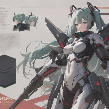 歌姫甲冑初音ミク　フルアーマーB.O.I.N兵装