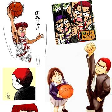 スラムダンクいにしえのオエビ絵ログ🏀湘北