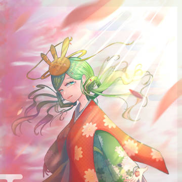 2023ひな祭りミクちゃん🎎🍡🌸
