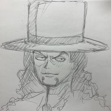 シャーペンでささっとルッチさん