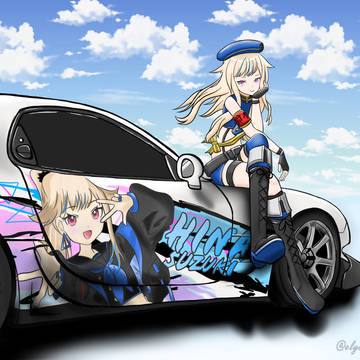 痛車×ヒナ