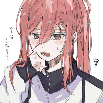 照れてる千切くん