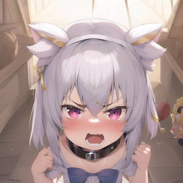 Angry Neko wants to go outside