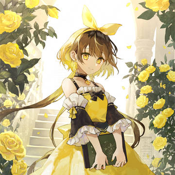 黄薔薇通りの少女