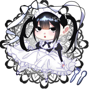デフォルメキャラ(メイド)