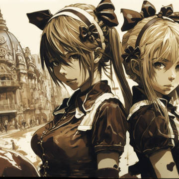 二人のメイドとチョコレートの都市