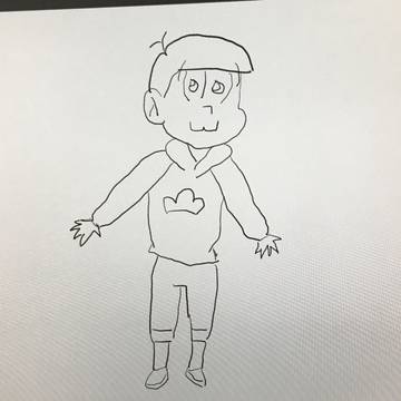 デジタルで描いた
