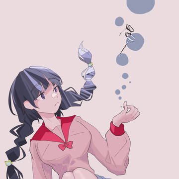 羽川翼　眼鏡