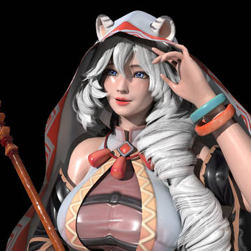 Kanna 3d character