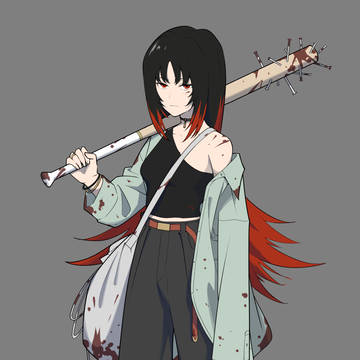 釘バットの女