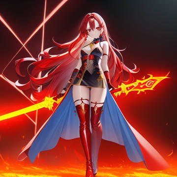 AI Red hair