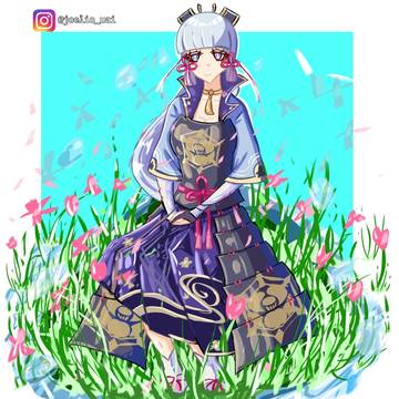 Kamisato ayaka Ilustration