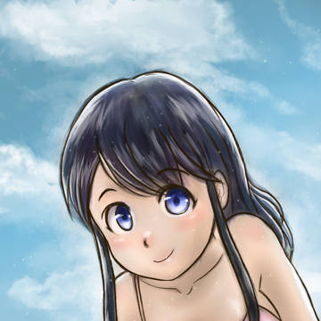 グリザイユ画法で描いてみた