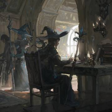dragon and magician