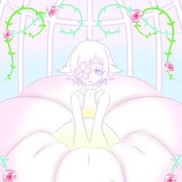 アルビノ平スナくんと花籠