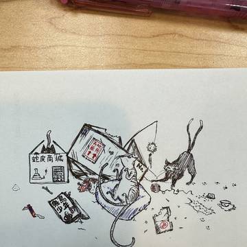 平日の猫又たち