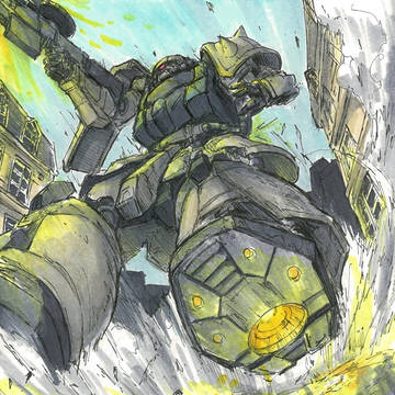 ザクの日に描いたザクさん