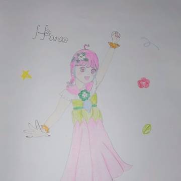 NSメンバー描いてみた #1 ハナ