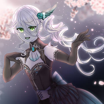 【PFSOZ】花に染まる白