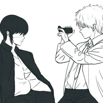 銀八と高杉くん