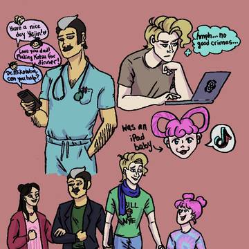 Hmmk week 2023 Day 3: Modern AU