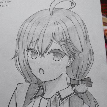 さくらみこさん(鉛筆ver)