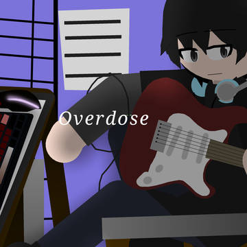 My OC in the Overdose cover