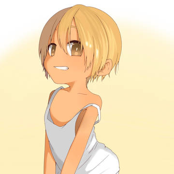 タンクトップ着てる僕